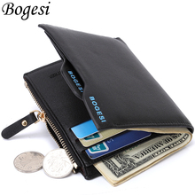 Promotion Casual Wallets For Men New Design Genuine Leather Top Purse Men Wallet With Coin Bag Wholesale Free Dropshipping