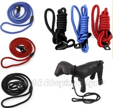Сильный Nylon Rope Большой Pet products товары Для Собак Обучение Щенка Поводок Скольжения Ведущий Ремень Воротник (STP-0009) Бесплатная доставка