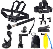 Head Chest Mount Floating Monopod Pole Accessories For GoPro Hero 1 2 3 4 Camera