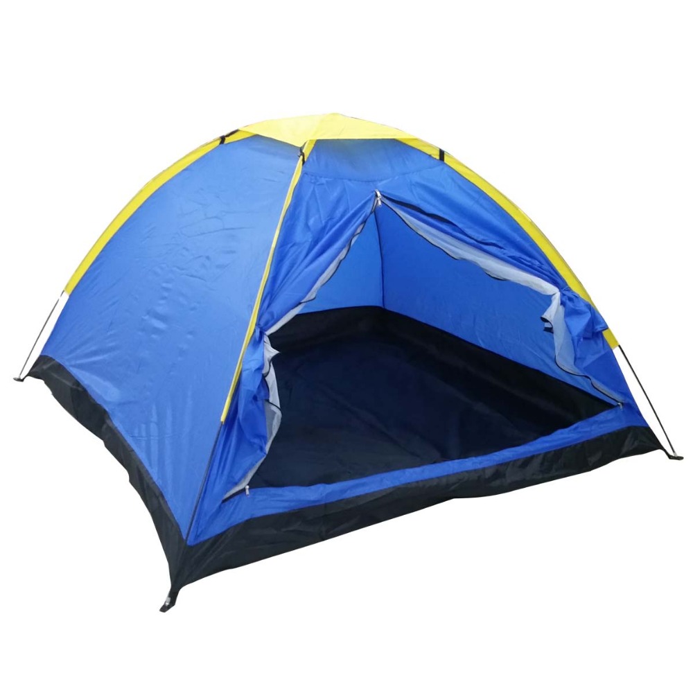200*200*130 Spring and Summer 3 person Family-size rainproof ourdoor camping tent for hiking trekking backpacking fishing