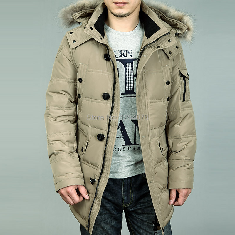 2014 new fashion hooded men s winter coat white winter duck down jacket short and winter