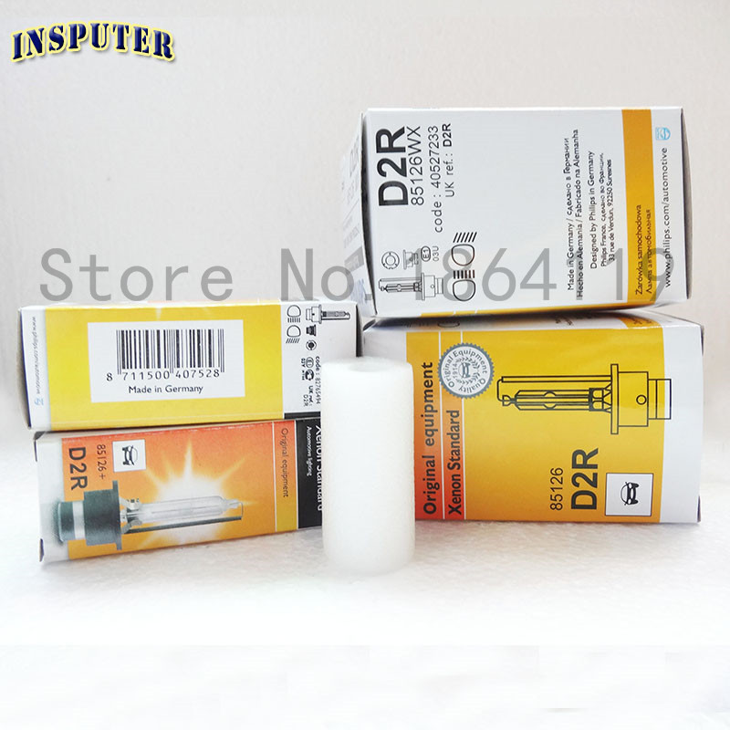 1Piece 35W Xenon Bulb HID Lamp Globe for philips D2R 85126 4300k 6000k for HID KIT