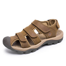 38-46 Plus Size Summer Shoes Men Sandals Leather Shoes Men Casual Summer Sandals Men Summer Shoes