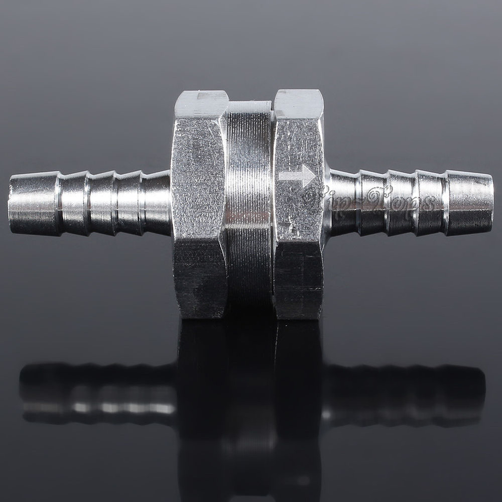 3pcs 8mm ALUMINIUM ONE WAY Petrol NON RETURN CHECK VALVE Fuel/Diesel
