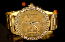 2015 Fashion Women Wristwatches quartz casual rhinestone watches luxury brand stainless steel Men Wristwatches