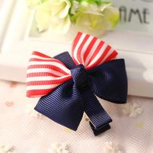 Girls Combination Double Hair Bow Polka Kids Ribbon Bow Hair Clip Hairbows Hair accessories