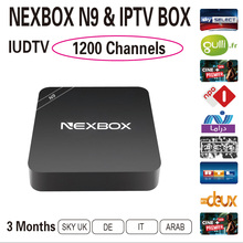 N9 IPTV Box 1G/8G RK3229 1200+Sky France European Canal Sports Channels Ligtv W9 Turkish Sweden Netherlands Spanish IPTV Server