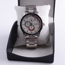 New 2015 Wholesale High grade Plastic Watch Box Black Fashion Watch Box With Pillow Packing Box