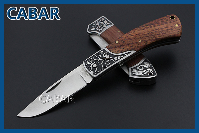 Cabar 2015 New Arrival 80 mm Single Blade Hunting Camping Diving Outdoor Knife Top Quality Fold