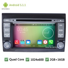 Quad Core 16GB Android 5.1.1 7″ HD 1024*600 WIFI 3G DAB+ FM BT Car DVD Player Radio Audio Stereo Screen For Fiat Bravo 2007-2014