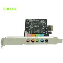 PCI-E 6 channel connector technology true digital 5.1 Sound card CMI8738 chip PCI Express 5.1 stereo audio card