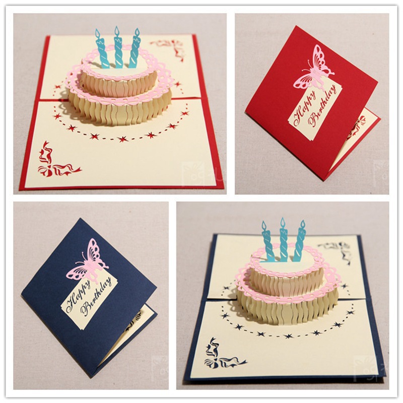 Объемная открытка happy birthday