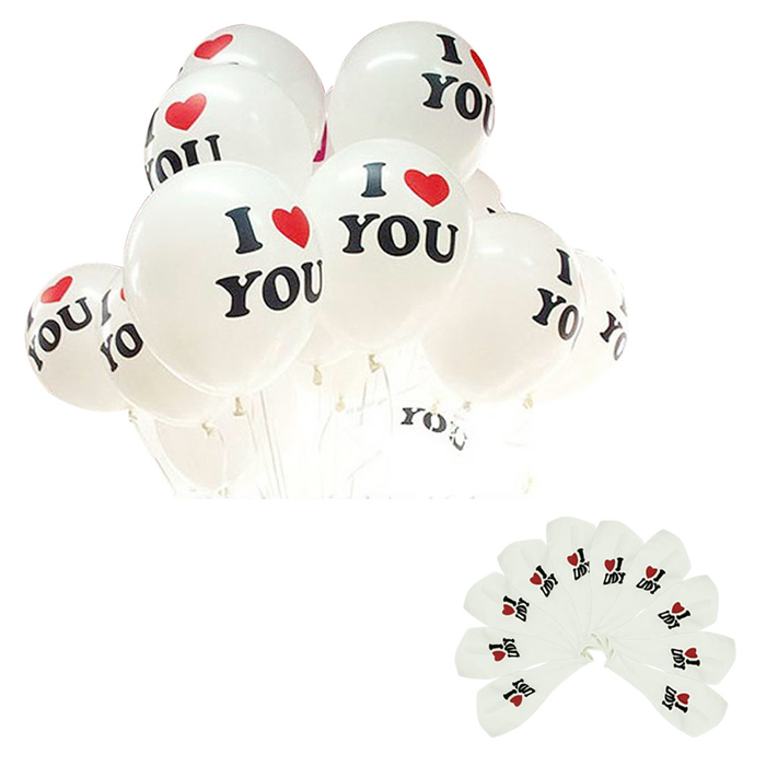 Delicate 12 inch Pearl Latex Balloon I LOVE YOU Balloons Christmas Wedding Decorations Hot Selling