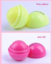 Ball Lip Balm Lipstick Organic Ingredients Lip Protector Sweet Taste Fruit Embellish Lip Ball Makeup Lipstick