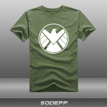 New Year Shirt Marvel Agents of S.H.I.E.L.D Tv Show Symbol Logo T-shirt Top Avengers selling Men Women T shirt Tee Free Shipping