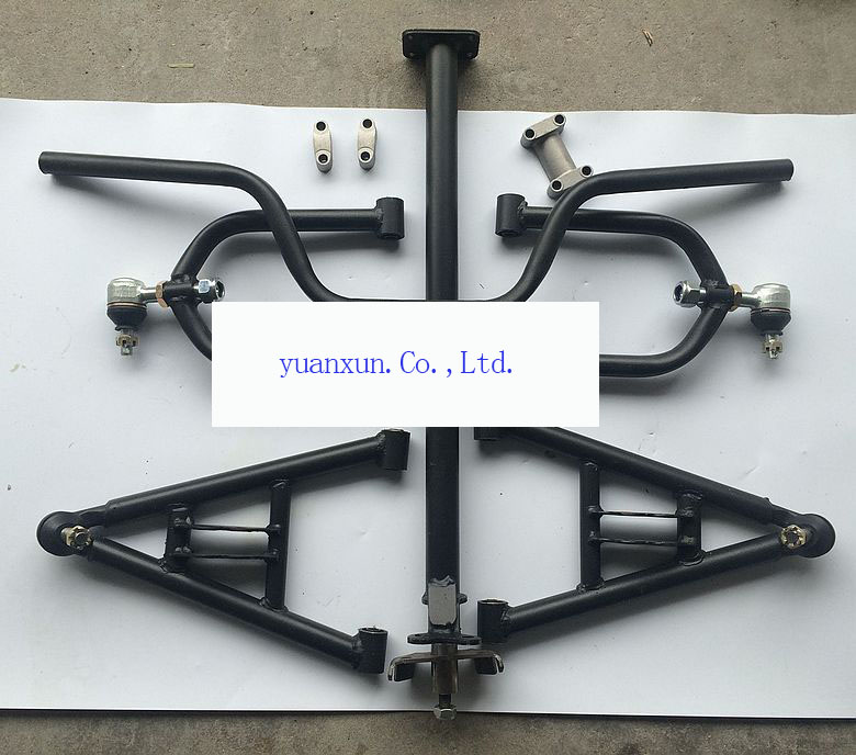 ATV accessories big arm front suspension arm up and down with the handlebar steering column modifications Kart
