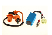 Scooter Performance 6 pin Racing CDI Ignition Coil Spark Plug GY6 50cc 125cc 150cc Moped ATV 139QMB 152QMI 157QMJ Scooter Parts