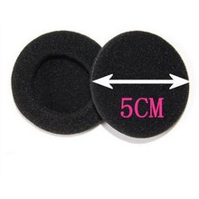 5 pairs 10Pcs 2″ 50mm Soft Foam Earbud Headphone Ear pads Replacement Sponge Covers For Earphone MP3 MP4 Size Of 4.5-6CM B051