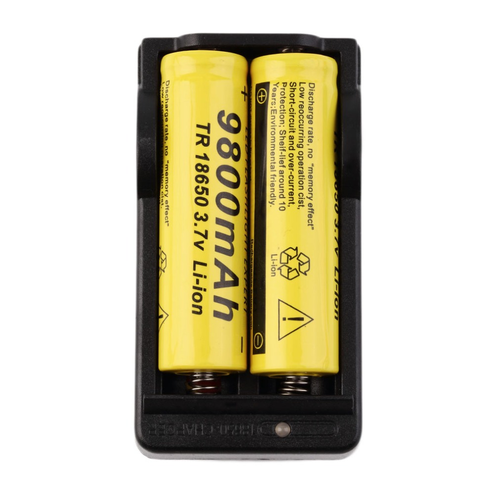 Купить 4 шт/набор 18650 аккумулятор 3.7V 9800mah литий-ионный ...