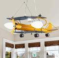 LED cartoon bedroom kindergarten children room 31w 40w plane droplight 220 240v 9