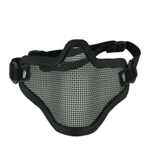 Superior Hot Selling Iron Face Airsoft Mask With Metal Wire Mesh Lower Half Mask June11