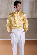 Men’s light side lace shirt male and female costumes chorus shirt Annual Gala
