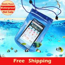 Hot Sale Mobile Phone Waterproof Bag Case Cover Underwater for Touch Double Sealing Water proof as Out Door Travel Free Shipping