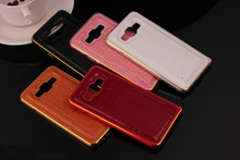 2015 Aluminum Crocodile Leather 5 colors Case For Samsung Galaxy A3 A3000 Cell Phone Hard Case
