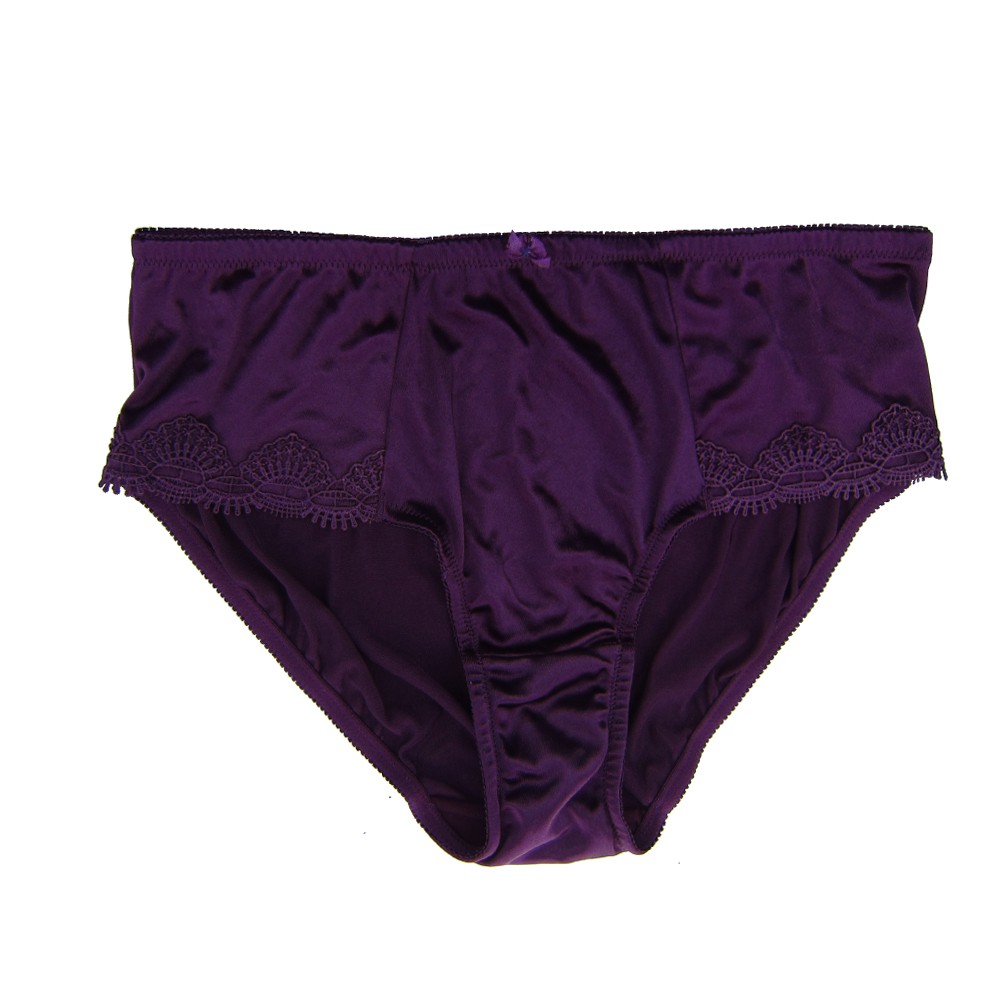 Best Women Plus Size Panties High Waist Satin Embroidery Panty Underwear Xlxxl3xl4xl5xl6xl