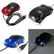 Brand New High Quality 3D Optical USB Wired Mouse Mice 1600DPI Car Shape for PC Laptop Notebook Computer