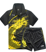 Hot Li Ning badminton table tennis men’s clothes short sleeve T-shirt , men’s shirt