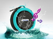 Summer Hot Sale C6 Waterproof Bluetooth Speaker Handsfree MIC Voice Box Portable Dustproof Shockproof Bluetooth 3.0