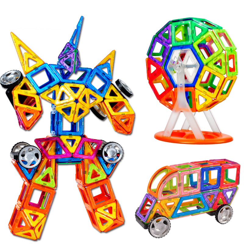 Similar Magformers Bulk 5PCS/lot  Magnetic Toy Bricks Kids Toys Educational For Children DIY Model Building Assembling Blocks