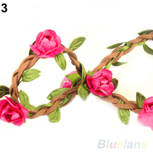 Boho Style Floral Flower Women Girls Hairband Headbands Festival Party Wedding 01NP