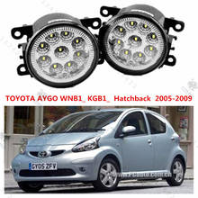 for Car styling front bumper high brightness LED Fog lights TOYOTA AYGO WNB1_ KGB1_ Hatchback 2005-2009 car led fog lamps 1set