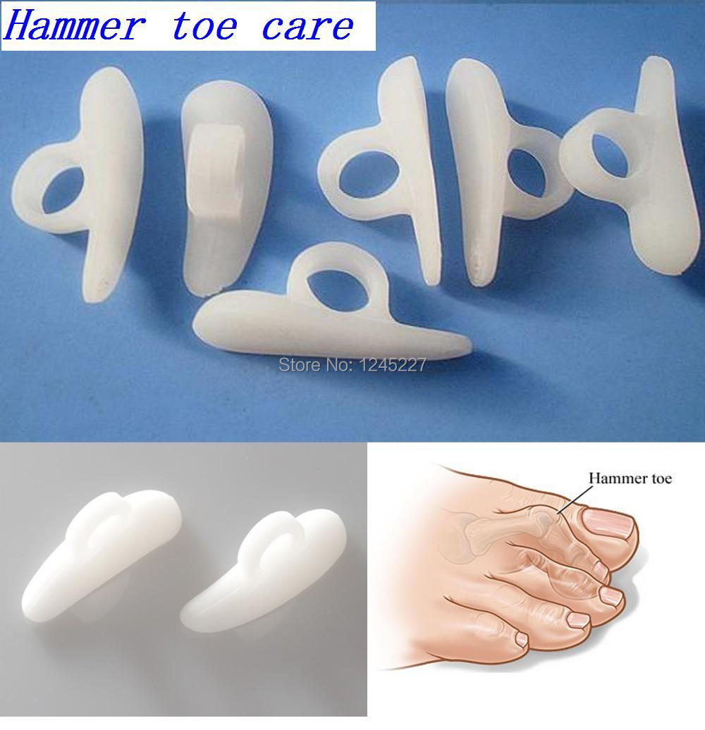 GEL toe corrector Hammer Toes separator and protector Cushion health 2014 new free shipping Relief Pads