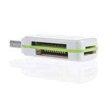 USB 2.0 4 in 1 Memory Multi Card Reader for M2 SD SDHC DV Micro SD TF Card green Hot Worldwide