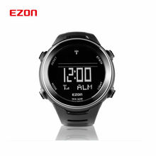 Caliente EZON reloj de ondas de Radio hombres reloj Digital ocio exterior deportes Running Auto revisar tiempo a prueba de agua / L002