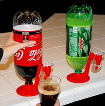 Free shipping 1pc Soda Dispenser Bottle Drinking Water Dispense Machine Gadget Party cola bottle water pumping