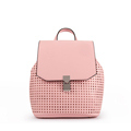 Famous Brand Fashoin New Solid Color Backpack Women Designer Elegant Hollow Out Flap Bag Lady Casual