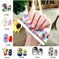 28 Model Lovely Comic Nail Art Sticker 14pcs set Summer style patch Decals foils polish gel