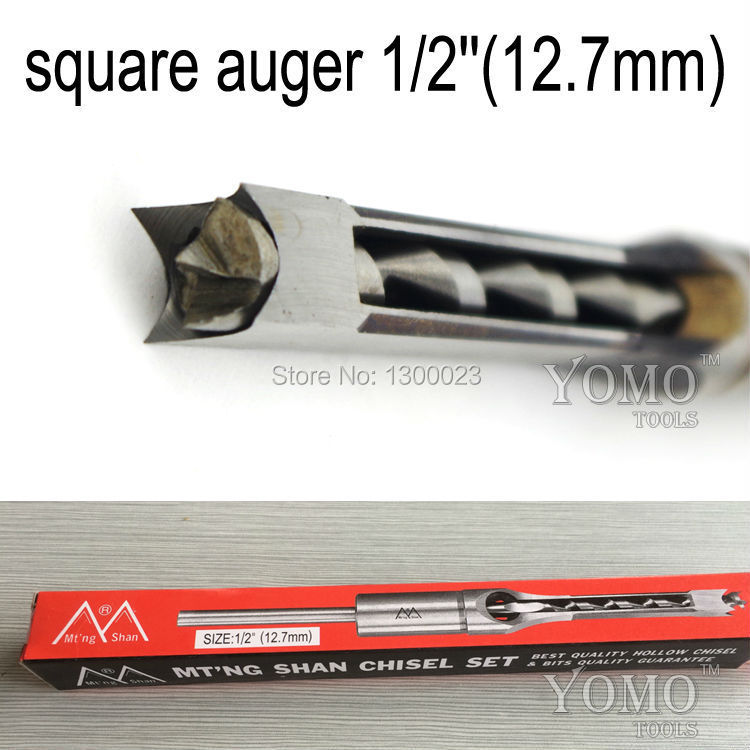 Top quality MT NG SHAN 1 2 12 7mm wood square eyed auger drill bit woodworking
