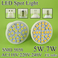 A++Bright MR16 LED Lamp LED Spotlight 5W 7W Bombillas E27 E14 GU10 GU5.3 Spot light Lampada LED Bulb E27 110V 220V Lampara
