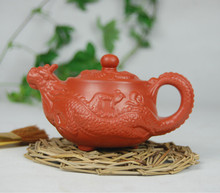 new Chinese kungfu Yixing Purple clay tea pot Ore zhu ni kung fu teapot small Dragon style free shipping