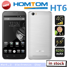 Original Doogee HOMTOM HT6 5.5″Inch HD Android 5.1 4g FDD-LTE MT6735 Cellphone 2GB RAM 16GB ROM 6250mAh 13MP Dual Sim Smartphone