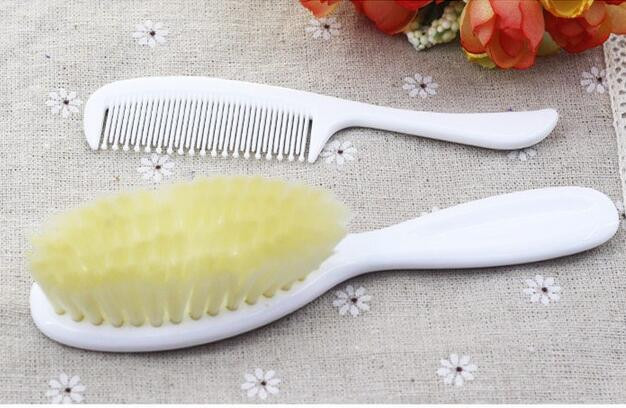 Soft Infant Baby Comb And Hair Brush Set Baby Care Kit Gentle for Babies and Toddlers (6)