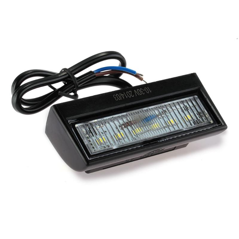 License Number Plate 6 LED Light Lamp for Car Van Trailer Truck Boat