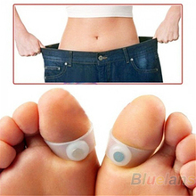 2016 Hot1 Pair Silicone Magnetic Foot Massage Toe Ring Durable Keep Fit Slimming Health Tool 01W4 2U8V 7CVT 8LSK
