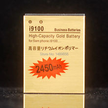 1 шт. 2450 мАч замена EB-F1A2GBU золото аккумулятор для Samsung i9100 GALAXY SII s2, Высокая емкость, Гарантия