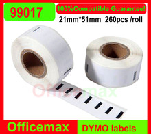 50 x Rolls Dymo Labels 99017 DYMO/Turbo compatible labels 51×12.5mm 220 labels per roll
